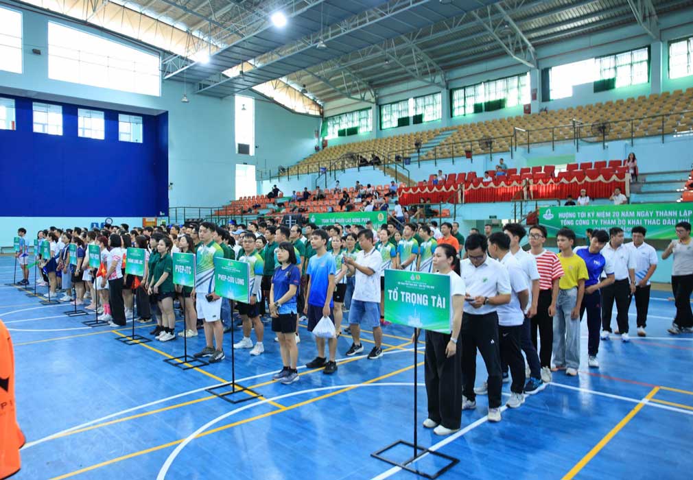 Hội thao PVEP khu vực phía Nam 2026: Gắn kết sức mạnh, lan tỏa văn hóa doanh nghiệp