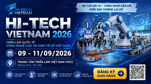 Sắp diễn ra Hội chợ Quốc tế Công nghệ cao và Kinh tế số Việt Nam 2026