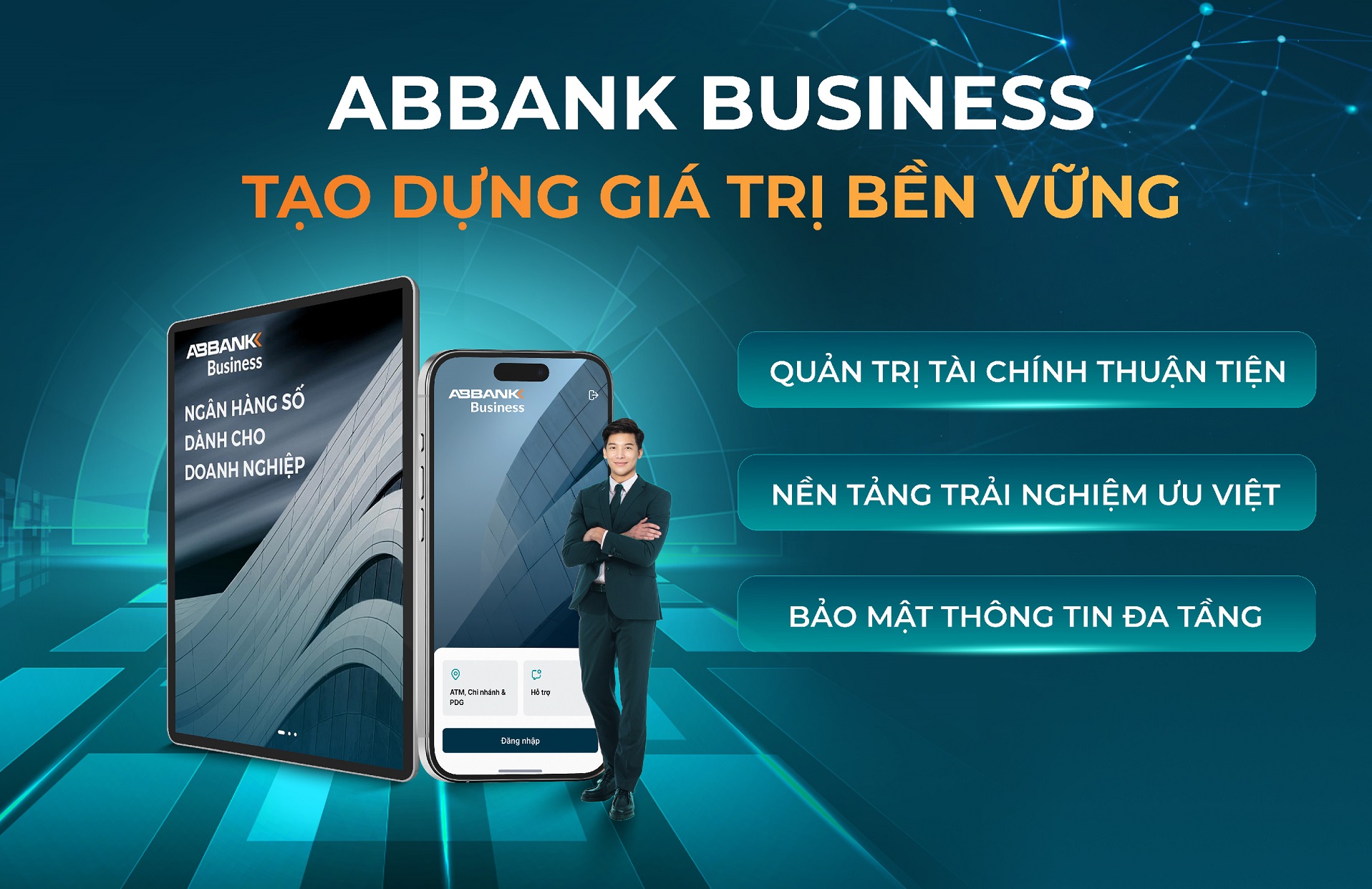 Ra mắt ABBANK Business- Nền tảng ngân hàng số dành cho doanh nghiệp