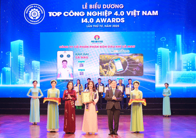 PVCFC đạt cú đúp giải thưởng Industrie 4.0 Awards 2025