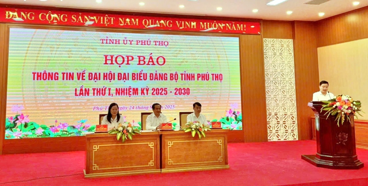 Đại hội Đại biểu Đảng bộ tỉnh Phú Thọ lần thứ I sẽ diễn ra từ ngày 29-30/9