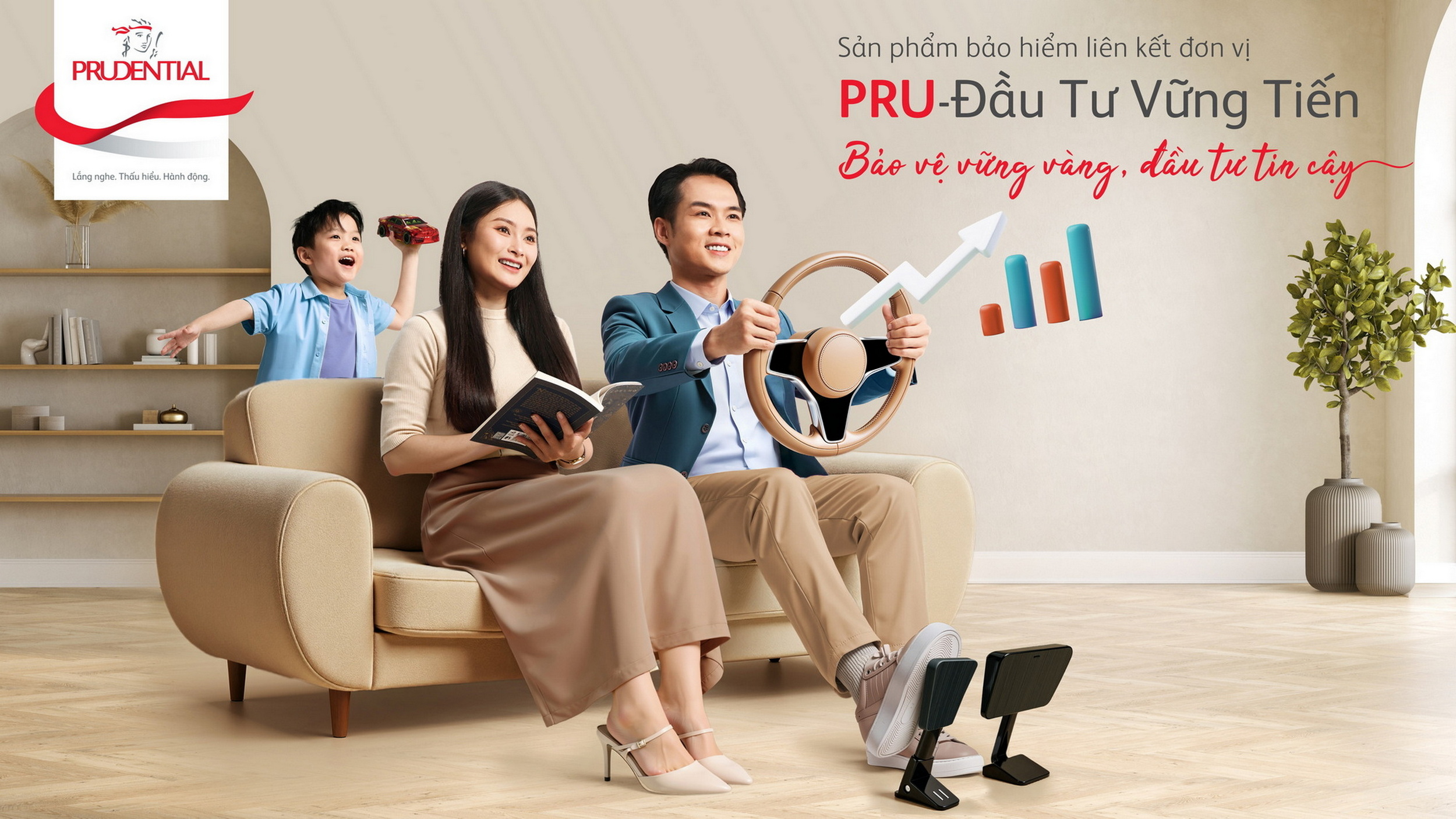 Prudential Việt Nam ra mắt sản phẩm bảo hiểm liên kết đơn vị Pru-Đầu Tư Vững Tiến